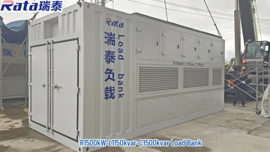 Genset Load Bank 3 Phases AC Dummy Load for Generator Testing UPS Testing Shipyard High Voltage Resistive Capacitive Load Bank 1250kVA 1000kw
